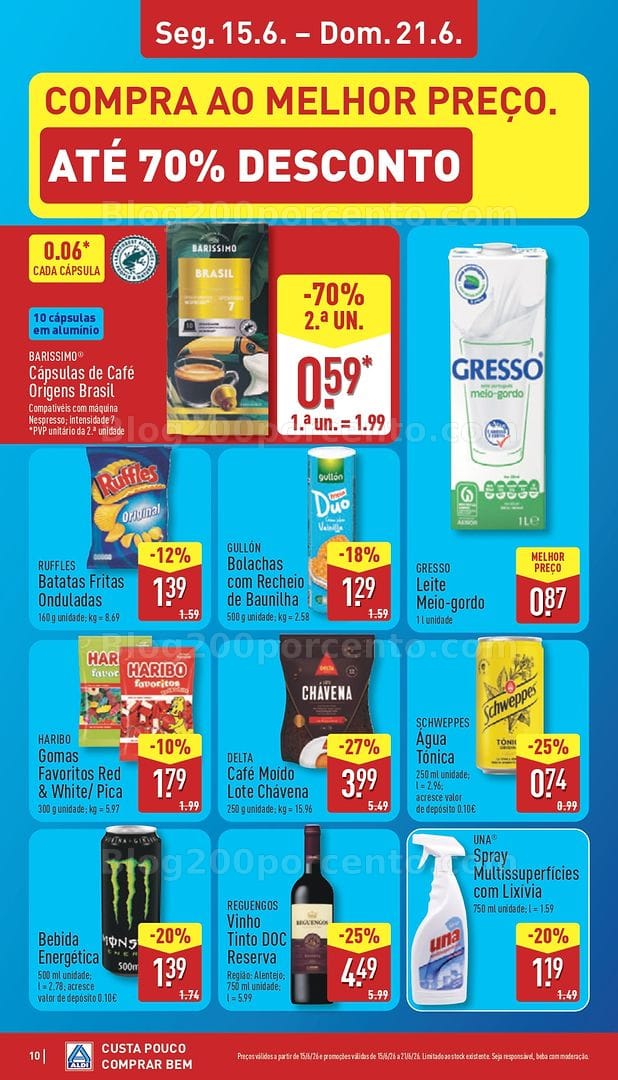 Antevisão Folheto ALDI Promoções de 15 a 21 junho
